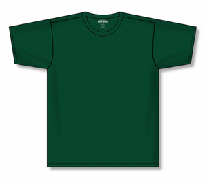 Athletic Knit (AK) A2500L-029 Ladies Dark Green Cotton Short Sleeve T-Shirt