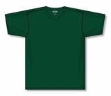 Athletic Knit (AK) A2500M-029 Mens Dark Green Cotton Short Sleeve T-Shirt