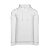 Athletic Knit (AK) A3000A-000 White Adult Apparel Cotton Hooded Sweatshirt