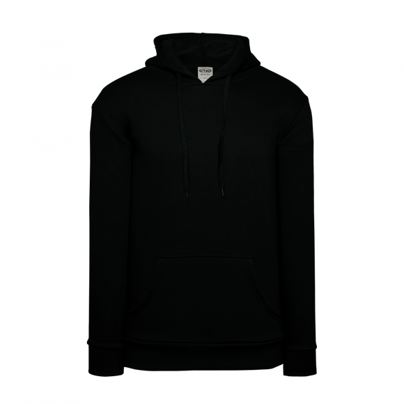 Athletic Knit (AK) A3000Y-001 Black Youth Apparel Cotton Hooded Sweatshirt