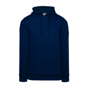 Athletic Knit (AK) A3000Y-004 Navy Youth Apparel Cotton Hooded Sweatshirt