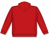 Athletic Knit (AK) A3000A-005 Red Adult Apparel Cotton Hooded Sweatshirt