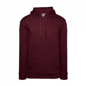 Athletic Knit (AK) A3000A-009 Maroon Adult Apparel Cotton Hooded Sweatshirt