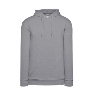 Athletic Knit (AK) A3000Y-020 Heather Grey Youth Apparel Cotton Hooded Sweatshirt