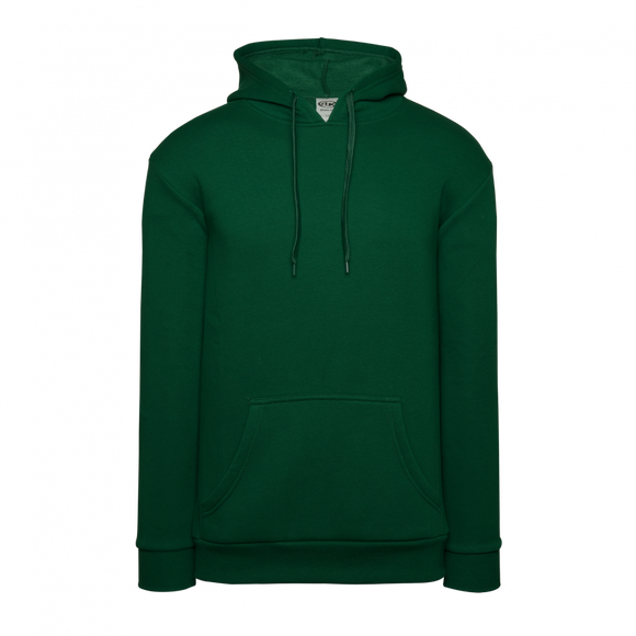 Athletic Knit (AK) A3000A-029 Dark Green Adult Apparel Cotton Hooded Sweatshirt