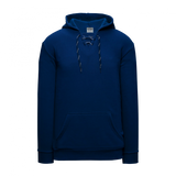 Athletic Knit (AK) A3087Y-004 Navy Youth Apparel Cotton Skate Lace Hooded Sweatshirt