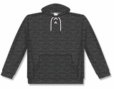 Athletic Knit (AK) A3087Y-021 Heather Charcoal Youth Apparel Cotton Skate Lace Hooded Sweatshirt