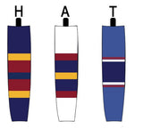 Modelline 1999-2011 Atlanta Thrashers Home Navy Sublimated Mesh Ice Hockey Socks
