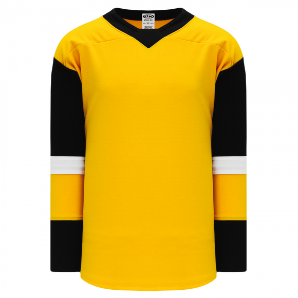 Athletic Knit (AK) H550BY-PIT777B Youth 2018 Pittsburgh Penguins Third Gold Hockey Jersey
