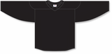Athletic Knit (AK) H6250A-001 Adult Black Practice Hockey Jersey - PSH Sports