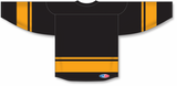 Athletic Knit (AK) H6400A-212 Adult Black/Gold League Hockey Jersey - PSH Sports