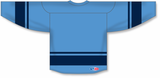 Athletic Knit (AK) H6400A-232 Adult Sky Blue/Navy League Hockey Jersey - PSH Sports