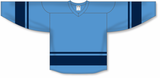 Athletic Knit (AK) H6400A-232 Adult Sky Blue/Navy League Hockey Jersey - PSH Sports