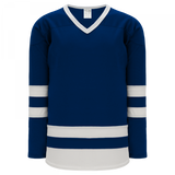 Athletic Knit (AK) H6500A-216 Adult Navy/White League Hockey Jersey - PSH Sports