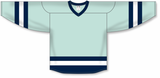 Athletic Knit (AK) H6500A-421 Adult Ice Blue/Navy/White League Hockey Jersey - PSH Sports