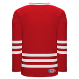 Athletic Knit (AK) H8000Y-208 Youth Red/White Select Hockey Jersey - PSH Sports