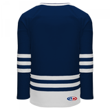 Athletic Knit (AK) H8000A-216 Adult Navy/White Select Hockey Jersey - PSH Sports