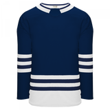 Athletic Knit (AK) H8000A-216 Adult Navy/White Select Hockey Jersey - PSH Sports