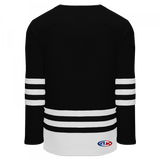 Athletic Knit (AK) H8000A-221 Adult Black/White Select Hockey Jersey - PSH Sports