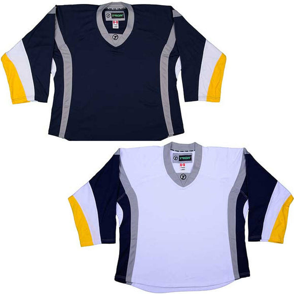 TronX DJ300 Buffalo Sabres Replica Hockey Jersey - Durable Flo-knit Design