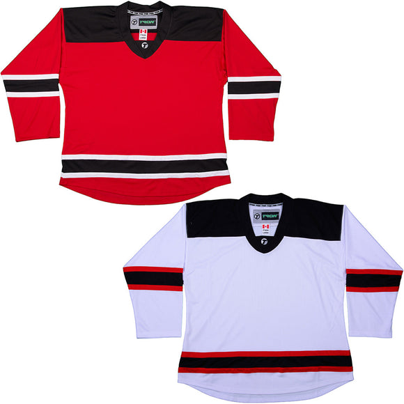 TronX DJ300 New Jersey Devils Replica Hockey Jersey - Flo-Knit Durable Gamewear