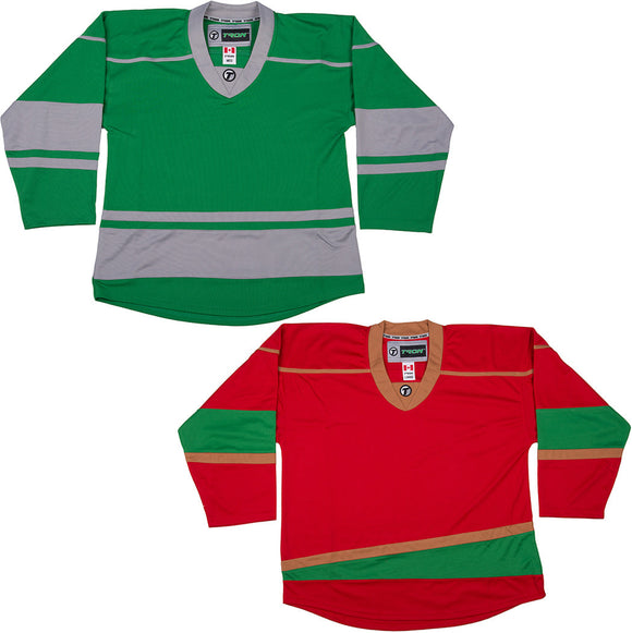 TronX DJ300 Minnesota Wild Replica Hockey Jersey - Durable Flo-Knit Gamewear