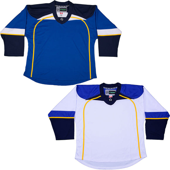 TronX DJ300 Replica St. Louis Blues Hockey Jersey - Durable Flo-Knit Gamewear