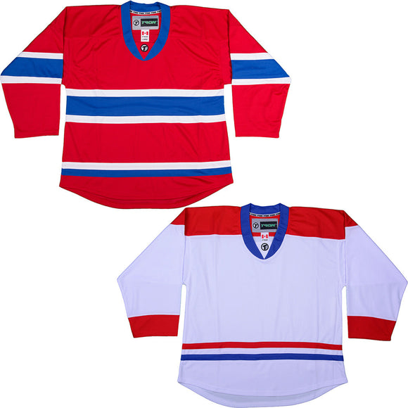 TronX DJ300 Montreal Canadiens Replica Hockey Jersey - Durable Flo-knit Design