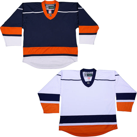 TronX New York Islanders DJ300 Replica Hockey Jersey - Durable Flo-Knit Gamewear