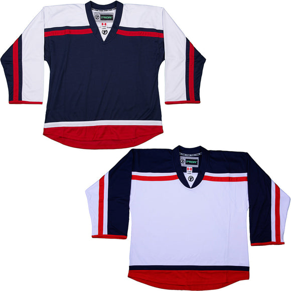 Premium TronX DJ300 Columbus Blue Jackets Replica Hockey Jersey for Fans