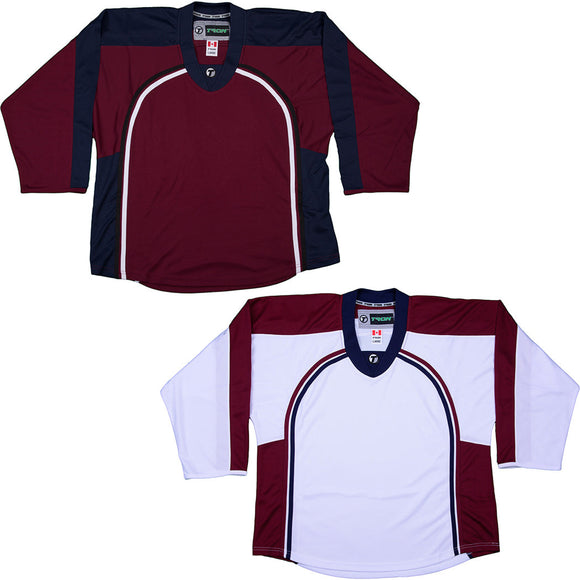 TronX DJ300 Colorado Avalanche Replica Hockey Jersey Durable Flo-knit Gamewear