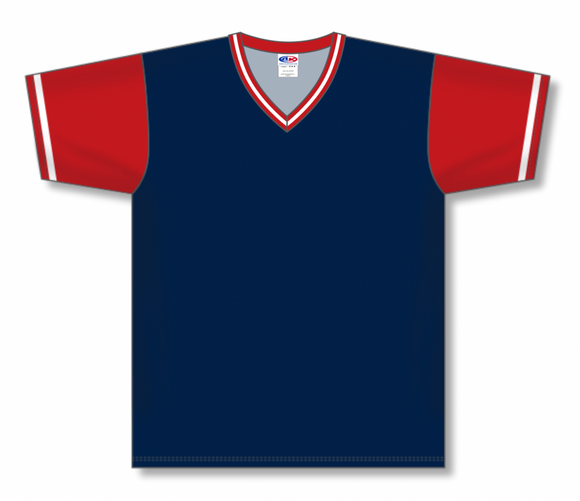 Athletic Knit (AK) Custom ZBA11-BOS6010 Boston Red Sox Navy Sublimated Baseball Jersey