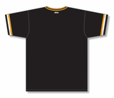 Athletic Knit (AK) Custom ZBA11-PIT6053 Pittsburgh Pirates Black Sublimated Baseball Jersey