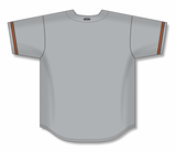 Athletic Knit (AK) Custom ZBA71-BAL6008 Baltimore Orioles Grey Sublimated Baseball Jersey