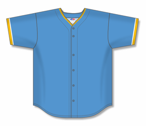 Athletic Knit (AK) Custom ZBA71-MIL6038 Milwaukee Brewers Sky Blue Sublimated Baseball Jersey