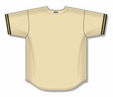 Athletic Knit (AK) Custom ZBA71-MIL6041 Milwaukee Brewers Sand Sublimated Baseball Jersey