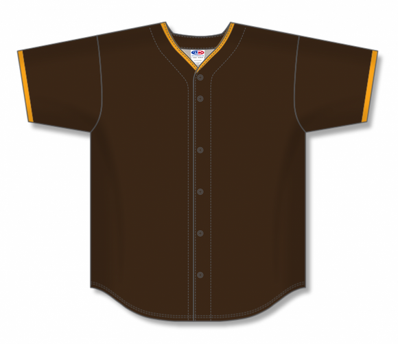 Athletic Knit (AK) Custom ZBA71-SD6055 San Diego Padres Brown Sublimated Baseball Jersey