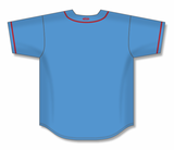 Athletic Knit (AK) Custom ZBA71-STL6062 St. Louis Cardinals Sky Blue Baseball Jersey