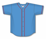 Athletic Knit (AK) Custom ZBA71-STL6062 St. Louis Cardinals Sky Blue Baseball Jersey
