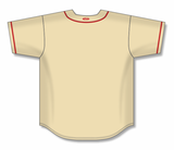 Athletic Knit (AK) Custom ZBA71-STL6063 St. Louis Cardinals Sand Baseball Jersey