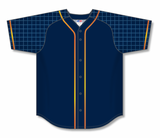 Athletic Knit (AK) Custom ZBA72-HOU6027 Houston Astros Navy Baseball Jersey