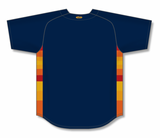 Athletic Knit (AK) Custom ZBA72-HOU6028 Houston Astros Navy Baseball Jersey