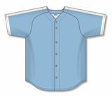 Athletic Knit (AK) Custom ZBA72-LAD6033 LA Dodgers Powder Blue Baseball Jersey