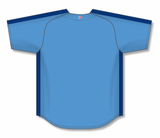 Athletic Knit (AK) Custom ZBA72-MON6044 Montreal Expos Sky Blue Baseball Jersey