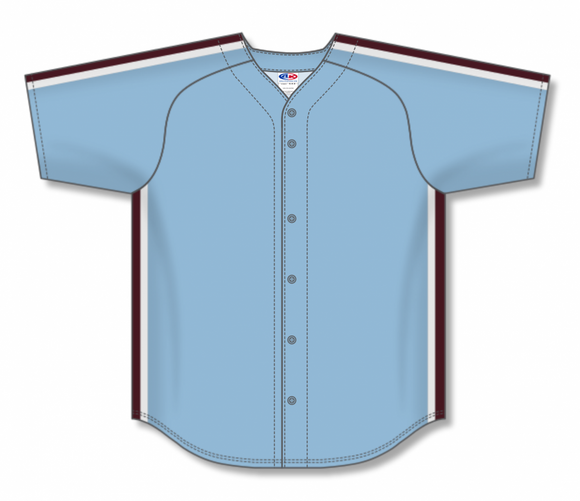 Athletic Knit (AK) Custom ZBA72-PHI6051 Philadelphia Phillies Powder Blue Baseball Jersey