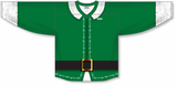 Athletic Knit (AK) Custom ZH101-CHR2406 "Buddy" Green Christmas Elf Sublimated Hockey Jersey