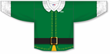 Athletic Knit (AK) Custom ZH101-CHR2406 "Buddy" Green Christmas Elf Sublimated Hockey Jersey