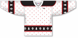 Athletic Knit (AK) Custom ZH101-CHR2405 Sublimated Red Christmas Sweater Hockey Jersey