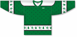 Athletic Knit (AK) Custom ZH101-CHR2405 Sublimated Red Christmas Sweater Hockey Jersey