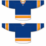 Athletic Knit (AK) Custom ZH102-STL3156 1992 St. Louis Blues Royal Blue Sublimated Hockey Jersey